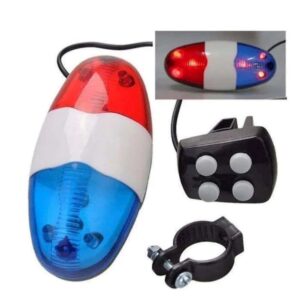 Bisiklet kırmızı mavi işık