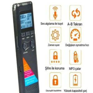 Ses kayıt ve mp3 player cihazı